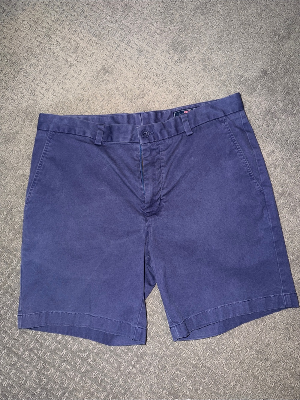 Vineyard Vines Men's Navy Flat-Front Chino Shorts